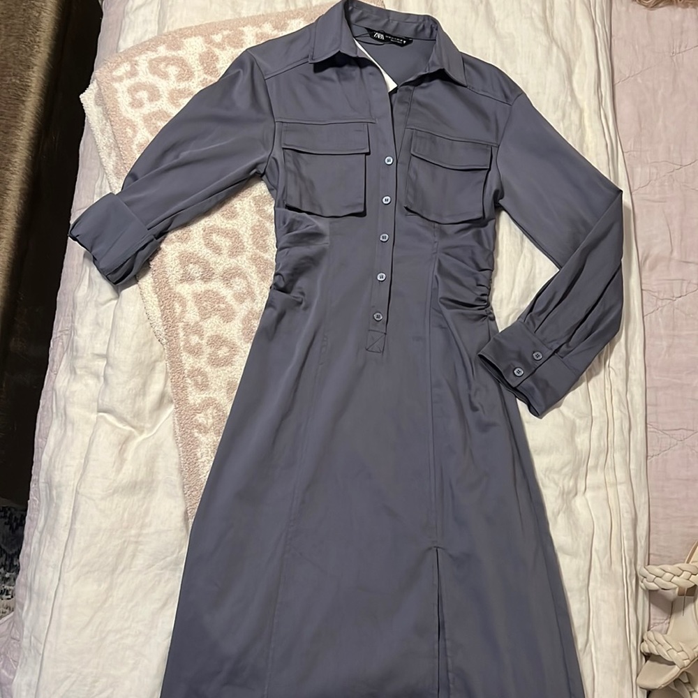 Zara Button Down Dress